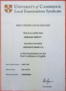 Cambridge English First Certificate FCE