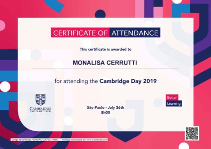 Certificado English - Cambridge University